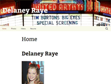 Tablet Screenshot of delaneyraye.com